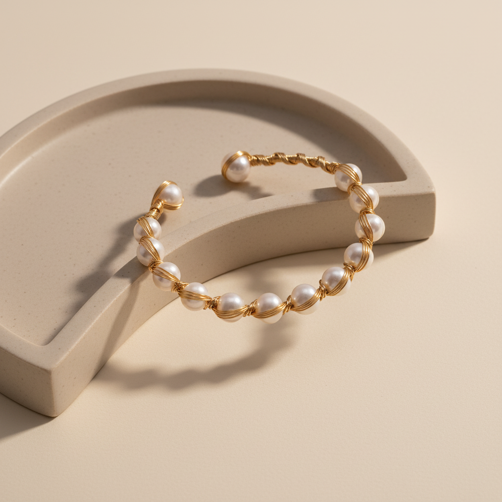 Metallic Energy Flow Jewelry