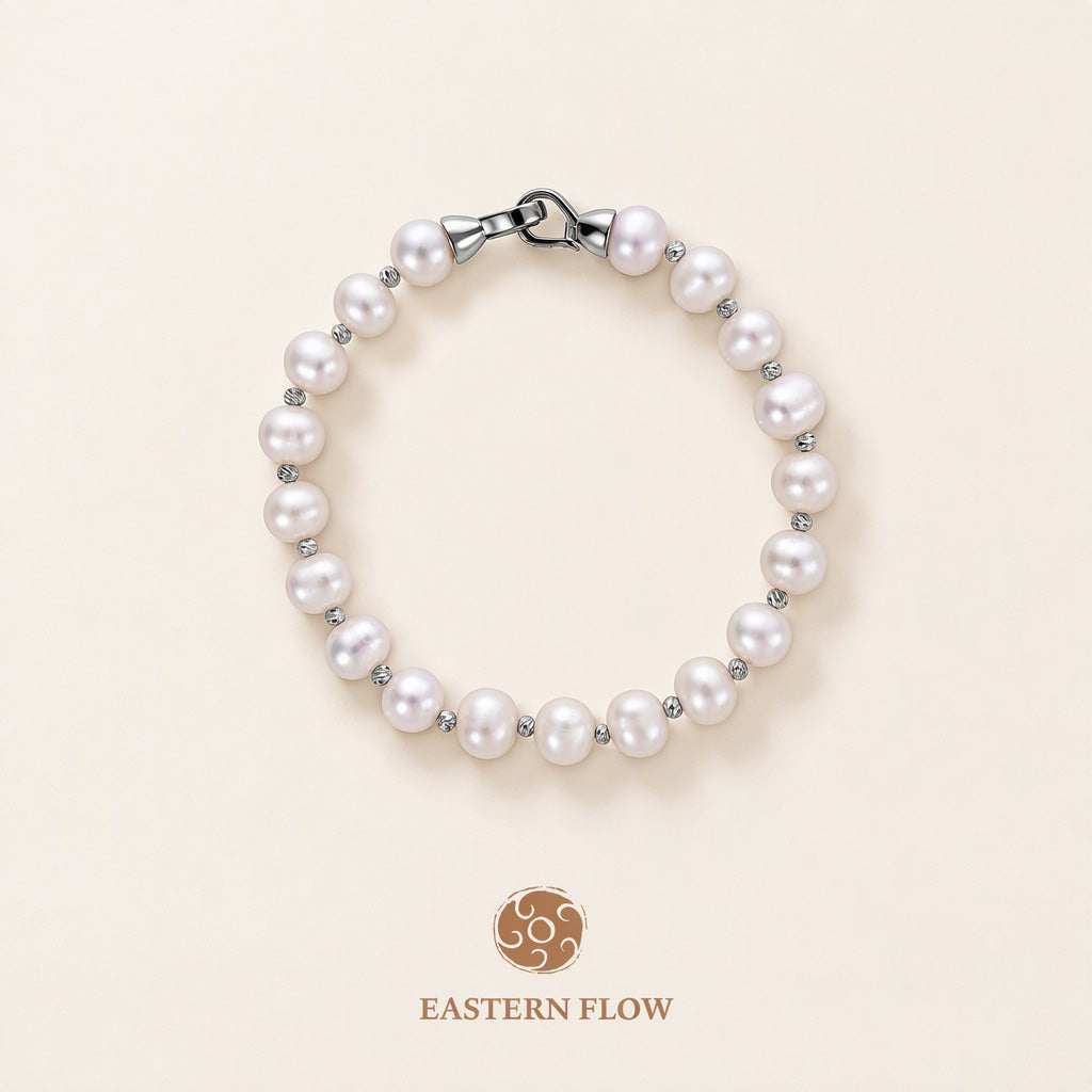 The Essence Series: Natural Freshwater Pearl Bracelet