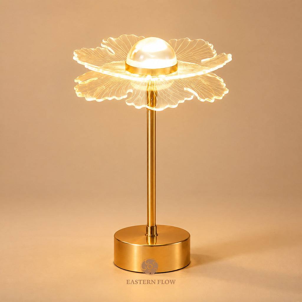 Energy Lamp: The Pearl's Bloom Double-Layer Shell Petal Lamp
