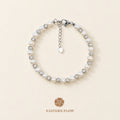 The Essence Series: Natural Pearl & Sparkling Crystal Bracele