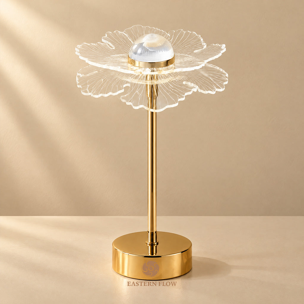 Energy Lamp: The Pearl's Bloom Double-Layer Shell Petal Lamp