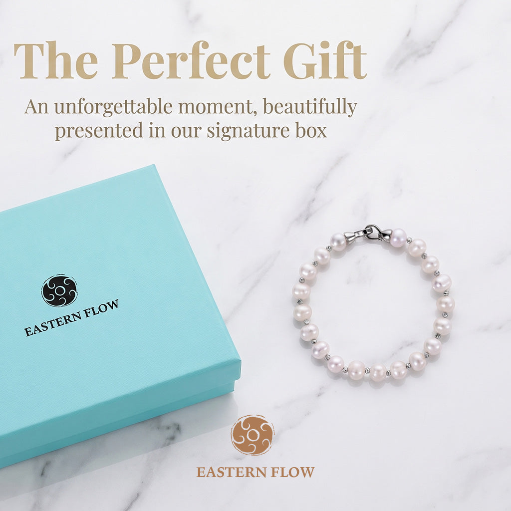 The Essence Series: Natural Freshwater Pearl Bracelet