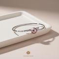 The Flow of Fire:  Edison Natural Freshwater Pearl Bangle