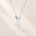 The Essence Series: Natural Baroque Pearl &amp; Mother-of-Pearl Butterfly Necklace