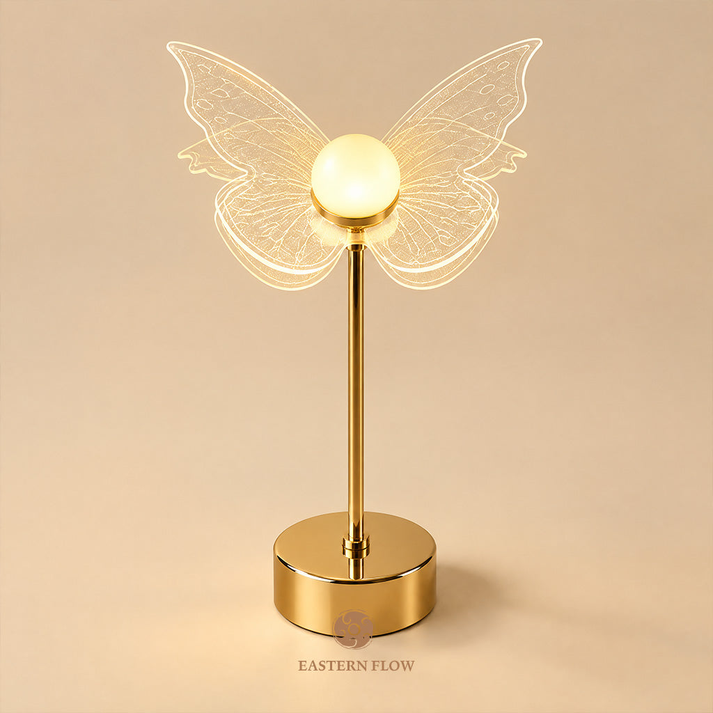 Energy Lamp: The Pearl's Flight Double-Layer Shell Butterfly Lamp