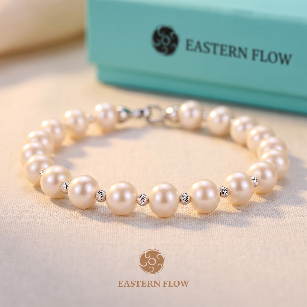 The Essence Series: Natural Freshwater Pearl Bracelet