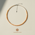 The Flow of Earth:  Ombre Gradient Natural Freshwater Pearl Necklace