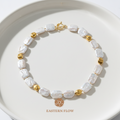 Natural freshwater baroque pearl necklace, Metal Element jewelry for decisive executives - Eastern Flow